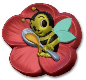 Профессиональная пластиковая форма в удобном ложементе Веселая пчелка